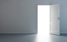 minimalistic white room door interior 2560x1600 wallpaper 